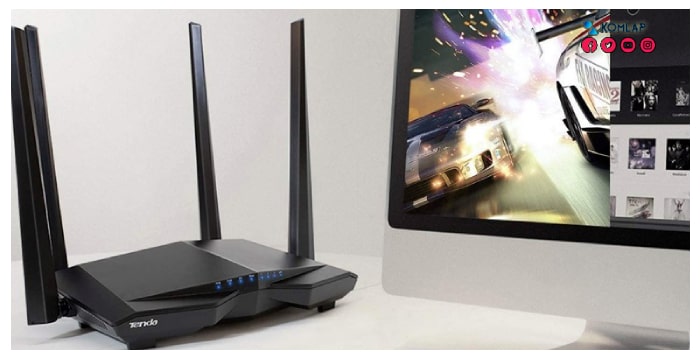 Tenda Router WiFi Dual Band Cerdas AC1200  AC6 