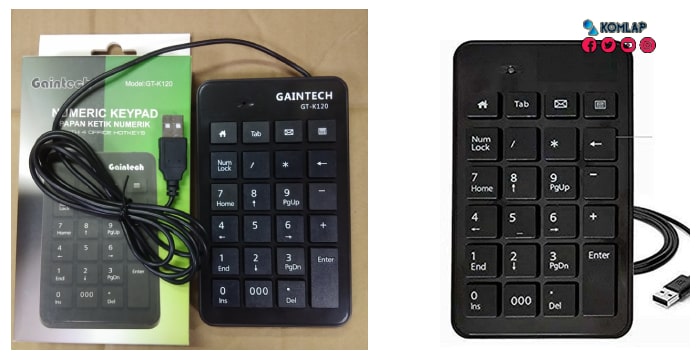 GainTech GT-K120 Keyboard Numeric