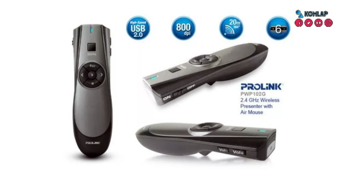 Prolink Wireless Presenter with Air Mouse 