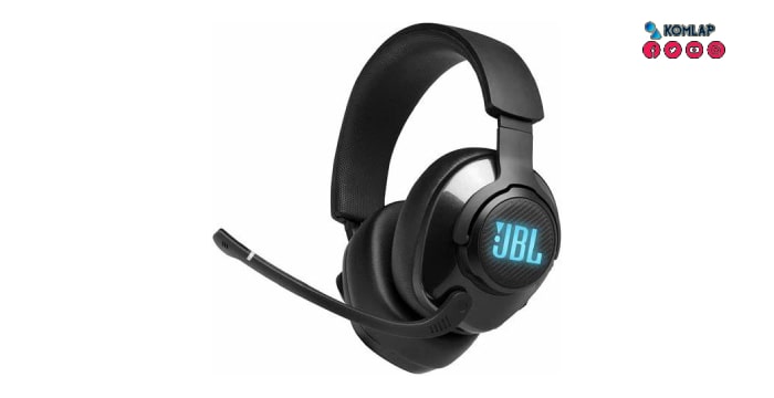 JBL Quantum 400 Wired Over-Ear Gaming Headset with RGB+Surround Sound 