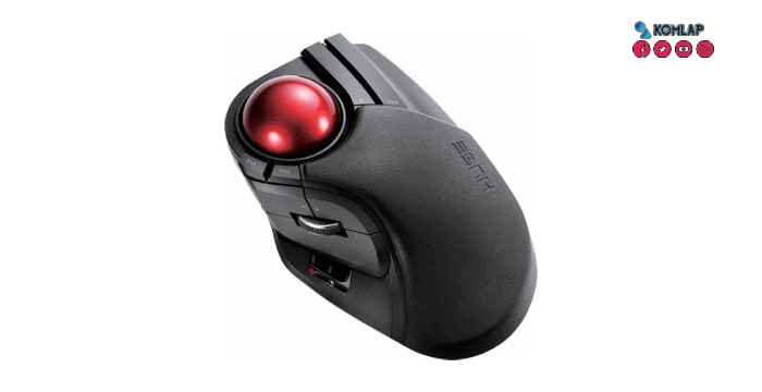 ELECOM M-HT1DRBK Wireless Trackball Mouse