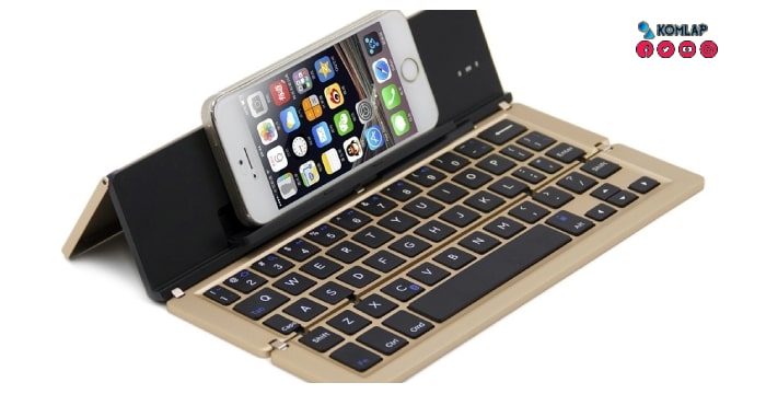 F18 Folding Portable Magnetic Bluetooth Keyboard