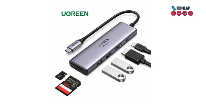 Ugreen 6in1 USB Type C PD Hubs with 4K HDMI 