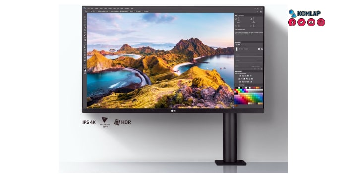LG Monitor UltraFine 4K 32” 32UN880-B HDR10 Display Ergo