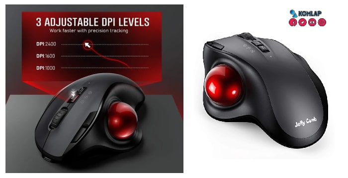 Jelly Comb Wireless Trackball Mouse