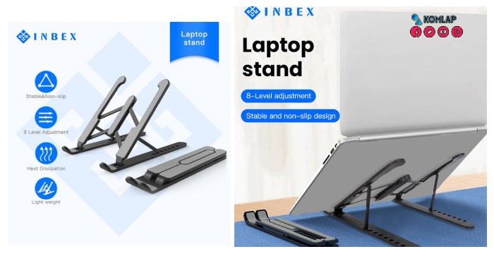 INBEX Laptop Stands Foldable 8-Level Height