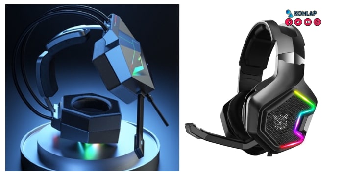 Onikuma X20 RGB Gaming Headset Noise Canceling